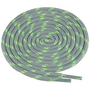 1 Pair Round Durable Outdoor Shoelaces Hiking Shoe Laces Light Gray Green